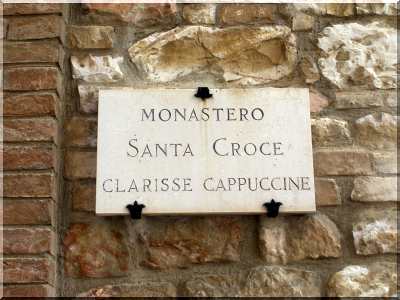 Monastero Santqa Croce Clarisse Cappuccine