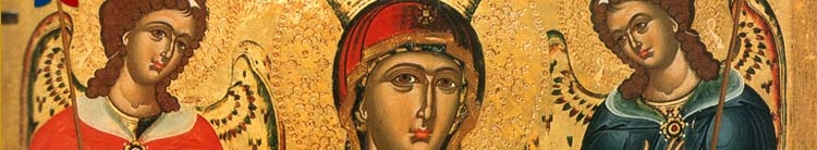 Erzengel und Maria